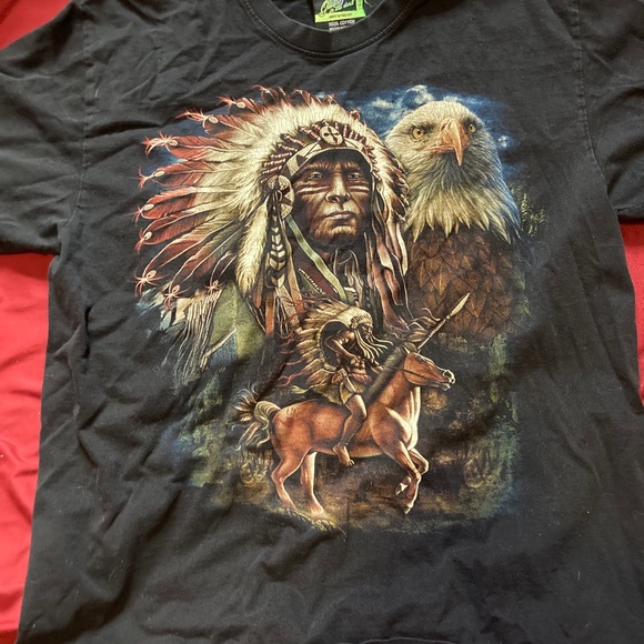 Vintage native eagle tshirt - Picture 1 of 1